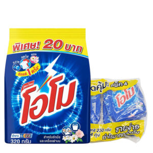 006 โอโม ผงซักฟอก สูตรมาตรฐาน 250 ก. x 4