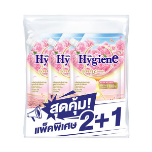 047 ไฮยีน เอ็กซ์เพิร์ทแคร์ น้ํายาปรับผ้านุ่ม สูตรเข้มข้น เนเจอร์ซันไรซ์คิส 470 มล. x 2+1