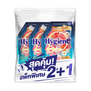 058 ไฮยีน เอ็กซ์เพิร์ท แคร์ ไลฟ์เซ้นท์ น้ํายาปรับผ้านุ่มสูตรเข้มข้น ซันคิสบลูมมิ่ง 480 มล. x 2+1