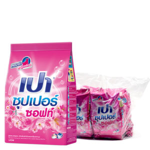 เปา ผงซักฟอก ซุปเปอร์ซอฟท์ สูตรมาตรฐาน 400 ก. x 4