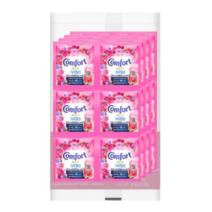 061 คอมฟอร์ท อัลตร้า น้ํายาปรับผ้านุ่ม สูตรเข้มข้น สีชมพู 18 มล. x 24