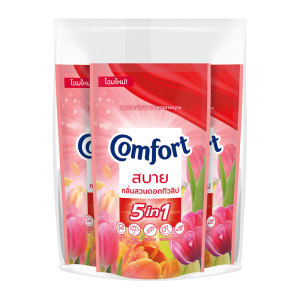 คอมฟอร์ท น้ํายาปรับผ้านุ่ม สูตรมาตรฐาน สีแดง 500 มล. x 3