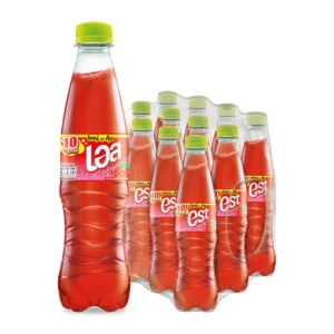 เอส เพลย์ เครื่องดื่มน้ำอัดลม กลิ่นสตรอเบอร์รี่ 360 มล. x 12ชิ้น