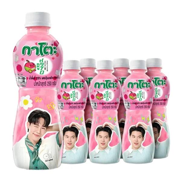 กาโตะ น้ำลิ้นจี่ 25% ผสมวุ้นมะพร้าว 250 มล. x 6ชิ้น