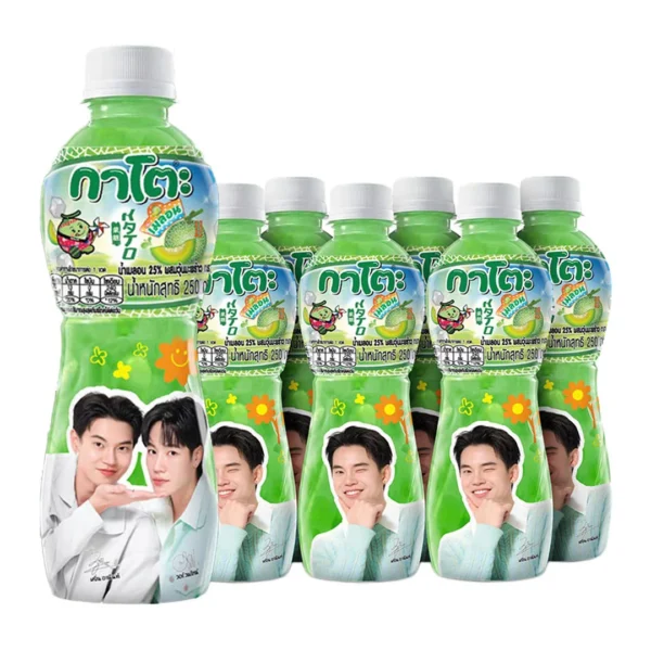 1000005161 กาโตะ น้ำเมลอน 25% ผสมวุ้นมะพร้าว 250 มล. x 6ชิ้น