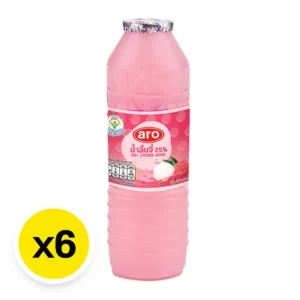 1000005183 เอโร่ น้ำลิ้นจี่ 25% 180 มล. x 6ชิ้น