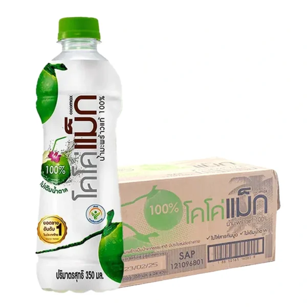 โคโค่แม็ก น้ำมะพร้าวแท้100% 350มลx24ชิ้น
