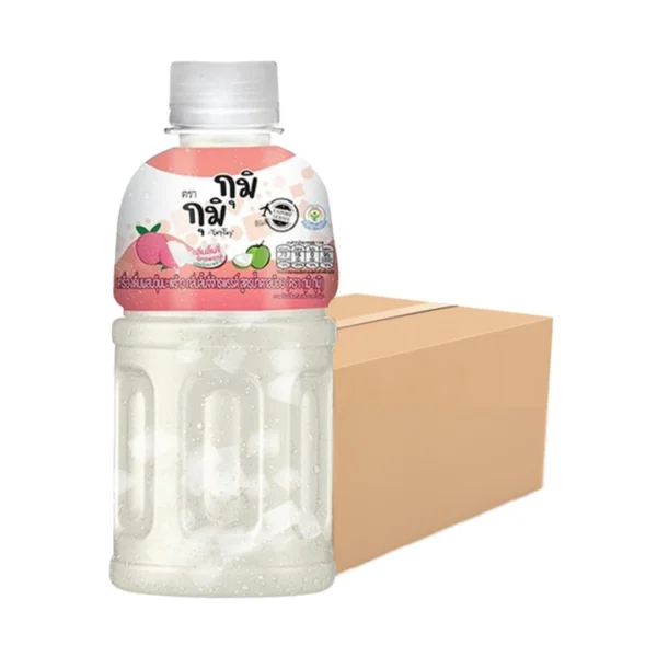 [ยกลัง] กุมิ กุมิ รสลิ้นจี่จักรพรรดิ์ Gumi Gumi - Emperor Lychee น้ำผลไม้ผสมวุ้นมะพร้าวชิ้นโต จำนวน 24 ขวด
