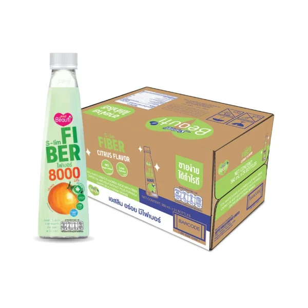 [ยกลัง] เซ็ปเป้ บิวติดริ้งค์ เครื่องดื่มรสองุ่นขาว สูตร เอส สลิม Sappe Beauti Drink - S Slim จำนวน 24 ขวด