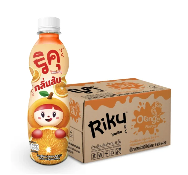 ริคุ รสส้ม 280 มล. x 24ขวด