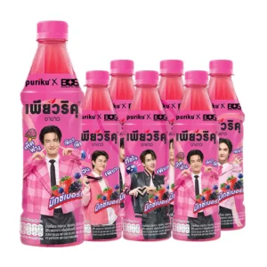 1000005224 เพียวริคุ ชาขาวพร้อมดื่ม รสมิกซ์เบอร์รี่ 350 มล. x 6ชิ้น