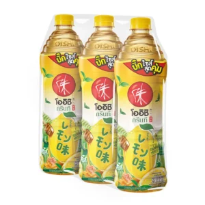 1000005227 โออิชิ ชาเขียวพร้อมดื่ม รสน้ำผึ้งผสมมะนาว 800 มล. x 3ชิ้น