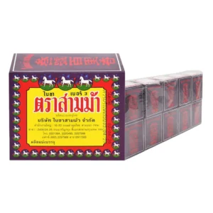 1000005234 ชาสามม้า ใบชา เบอร์ 3 80 ก. x 10ชิ้น