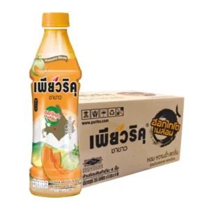 เพียวริคุ ชาขาว ฮอกไกโด เมล่อน 350 มล. x 24ชิ้น