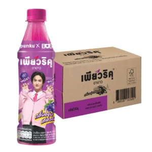 1000005261 เพียวริคุ ชาขาว องุ่นเคียวโฮ 350 มล. x 24ชิ้น