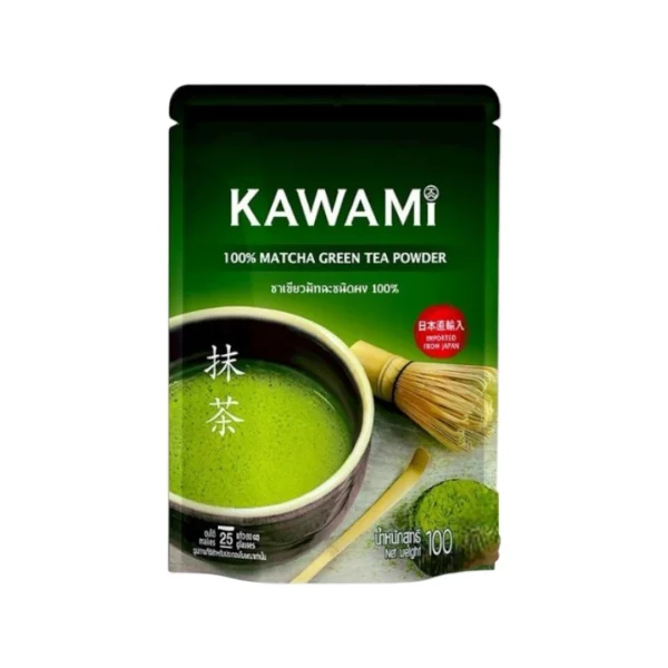 1000005264 คาวามิมัทฉะ 100% (100 g) KAWAMI 100% Matcha Powder ชาเขียว/ กรีนที/ ชาญี่ปุ่น