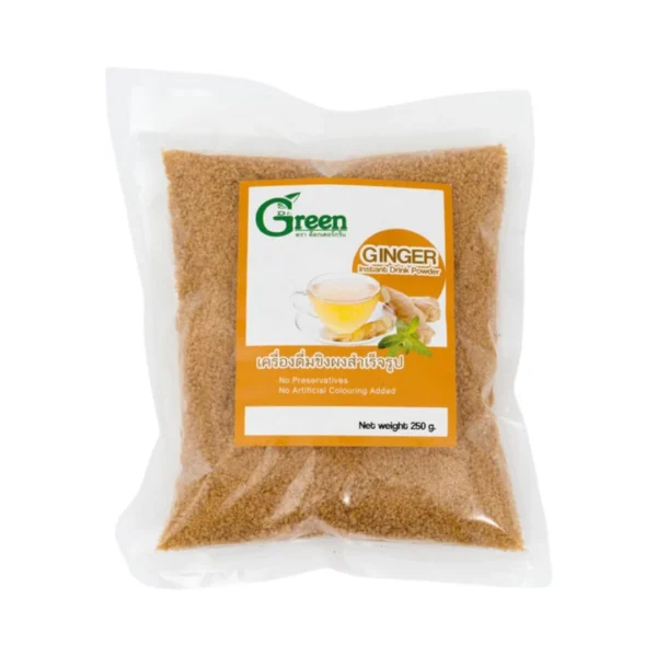 1000005269 Dr.Green เครื่องดื่มขิงผงสำเร็จรูป 250 กรัม สูตรมีน้ำตาล (Ginger Instant Drink Powder 250 g.)