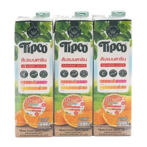 ทิปโก้ น้ำส้มแมนดาริน 100% 1ลx3ชิ้น