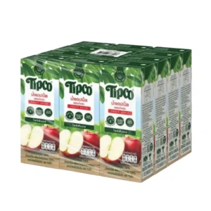 ทิปโก้ น้ำแอปเปิ้ลผสมน้ำองุ่น 100% 200มลx12ชิ้น