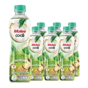 มาลี โคโค่ น้ำมะพร้าว 100% ผสมมัทฉะ 350 มล. x 6ชิ้น