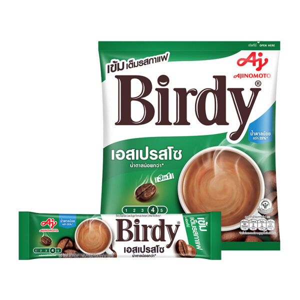 1000009709 เบอร์ดี้ กาแฟ3อิน1 เอสเปรสโซ่ 12.1 ก. x 27ซอง