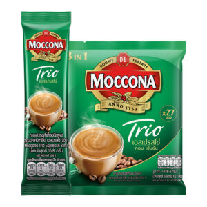 มอคโคน่า ทรีโอ กาแฟปรุงสำเร็จชนิดผง 3อิน1 เอสเปรสโซ่ 15.8 ก. 27 ซอง