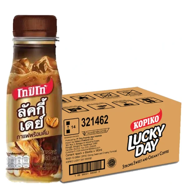 โกปิโก้ ลัคกี้ เดย์ กาแฟพร้อมดื่ม 180 มล. x 24ชิ้น