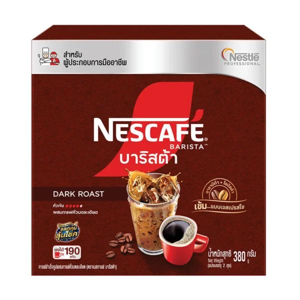 1000009732 เนสกาแฟ บาริสต้า กาแฟสำเร็จรูปผสมกาแฟคั่วบดละเอียด 380 ก.?1กล่อง