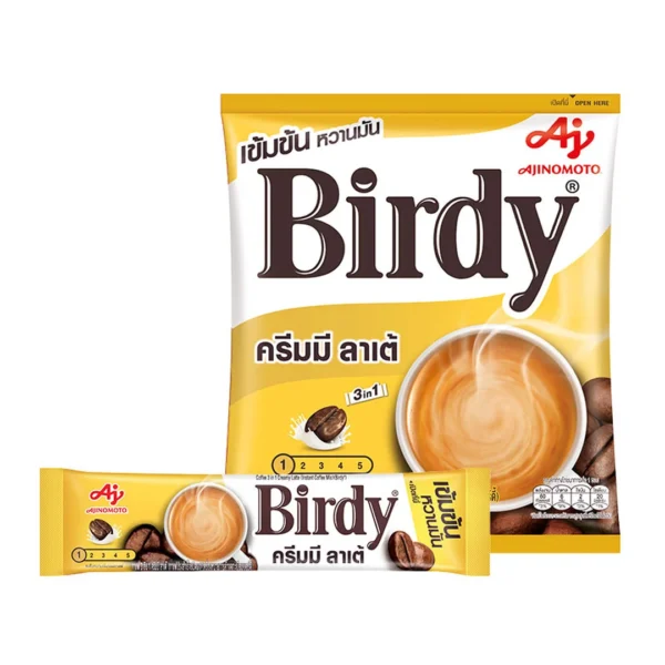 1000009734 เบอร์ดี้ กาแฟปรุงสำเร็จชนิดผง 3อิน1 ครีมมี ลาเต้ 13.2 ก. 27 ซอง