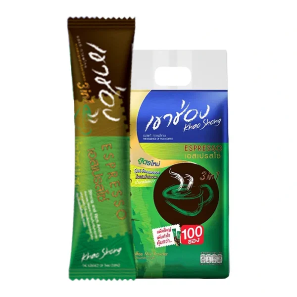 เขาช่อง กาแฟ 3IN1 เอสเปรสโซ่ 14 ก. x 100ชิ้น