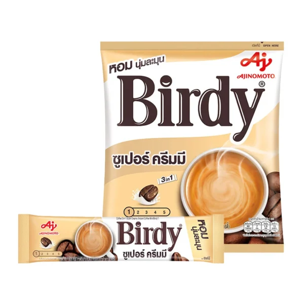 1000009750 เบอร์ดี้ 3อิน1 ซูเปอร์ครีมมี่ กาแฟปรุงสำเร็จชนิดผง 13.7 ก. x 27ชิ้น