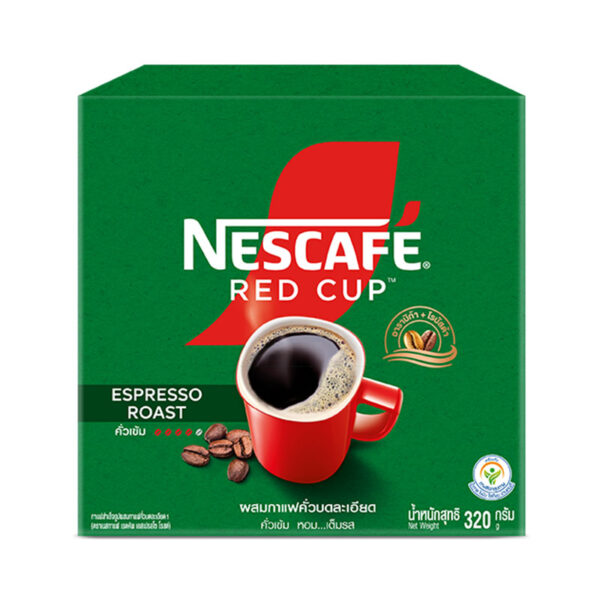 1000009756 เนสกาแฟ เรดคัพ เอสเปรสโซ่ โรสต์ กาแฟสำเร็จรูปผสมกาแฟคั่วบดละเอียด 320 ก.?1ชิ้น