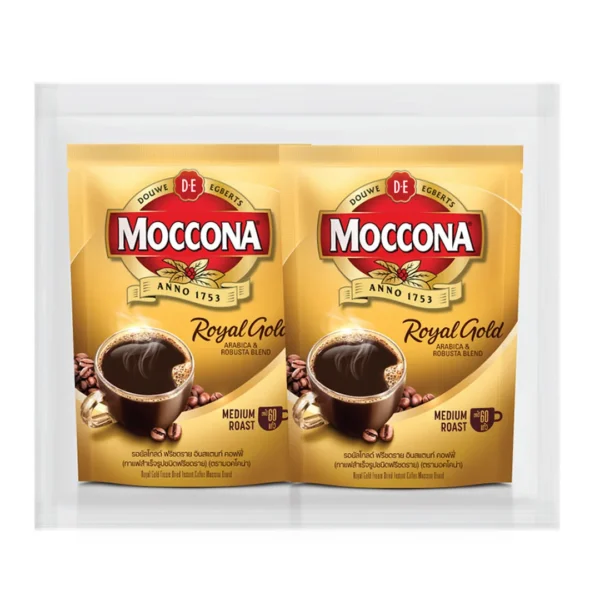 มอคโคน่า รอยัล โกลด์ กาแฟสำเร็จรูป ชนิดฟรีซดราย 120 ก. x 2ชิ้น