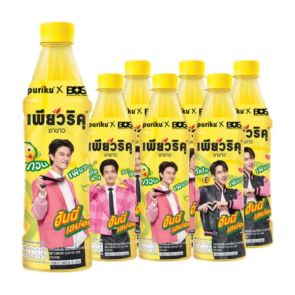 เพียวริคุ ชาขาว ฮันนี่เลมอน 350 มล. x 6ชิ้น