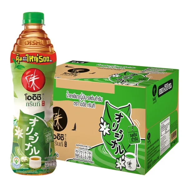 โออิชิ ชาเขียวพร้อมดื่ม รสต้นตำรับ 500 มล. x 24ชิ้น