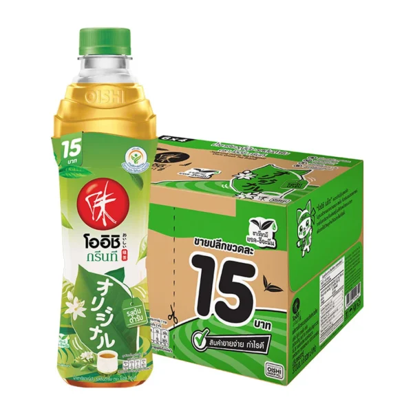 โออิชิ ชาเขียวพร้อมดื่ม รสต้นตำรับ 370 มล. x 24
