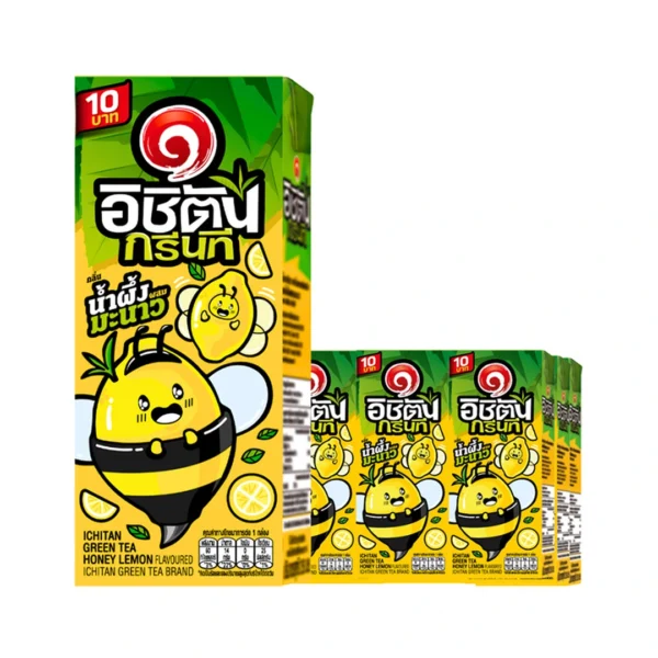 อิชิตัน ชาเขียวพร้อมดื่ม น้ำผึ้งมะนาว 250 มล. x 12ชิ้น