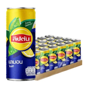 ลิปตัน ชาดำเลมอน กระป๋อง 245 มล. x 24ชิ้น