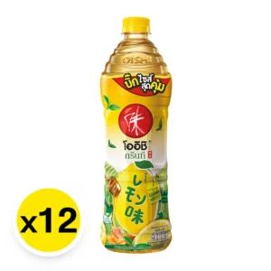 1000009967 โออิชิ ชาเขียวพร้อมดื่ม รสน้ำผึ้งผสมมะนาว 800 มล. x 12ชิ้น