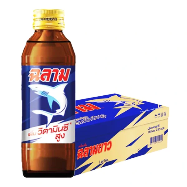 ฉลามขาว เครื่องดื่มชูกำลัง 150 มล. x 50 ขวด