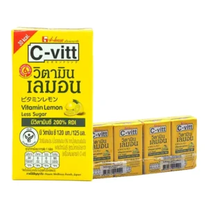 ซี-วิท เครื่องดื่มวิตามินซี รสเลมอน 125 มล. x 4ชิ้น