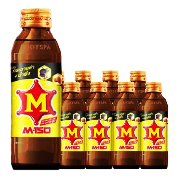 เอ็ม-150 เครื่องดื่มชูกำลัง สูตรผสมกระชายดำและน้ำผึ้ง 150 มล. x 10ชิ้น