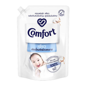 104 คอมฟอร์ท เพียว น้ํายาปรับผ้านุ่ม สูตรเข้มข้น สีขาว 1.05 ล.