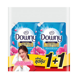 131 ดาวน์นี่ น้ํายาปรับผ้านุ่ม สูตรเข้มข้นพิเศษ กลิ่นหอมสดชื่นยามเช้า 950 มล. x 1+1
