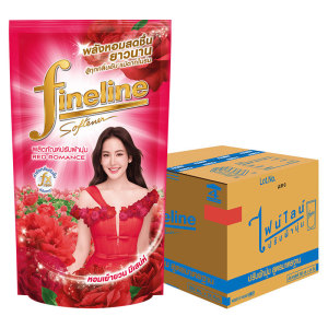 160 ไฟน์ไลน์ น้ํายาปรับผ้านุ่ม กลิ่นเรดโรแมนซ์ 470 มล. x 24