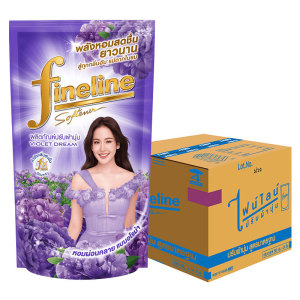168 ไฟน์ไลน์ น้ํายาปรับผ้านุ่ม กลิ่นไวโอเล็ตดรีม 470 มล. x 24