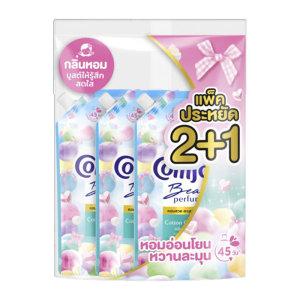 213 คอมฟอร์ท บิวตี้ เพอร์ฟูม น้ํายาปรับผ้านุ่ม กลิ่นคอตตอนแคนดี้ 450 มล. x 2+1