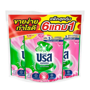 บรีส เอกเซล ซิกเนเจอร์ น้ํายาซักผ้าสูตรเข้มข้น กลิ่นฟลอรัล บรีส 130 มล. x 6+1