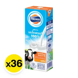 7078649135299-249617d6-a79b-4315-8492-efaca2f120ff โฟร์โมสต์ นมโคแท้ 100% นมยูเอชที รสจืด 225 มล. x 36