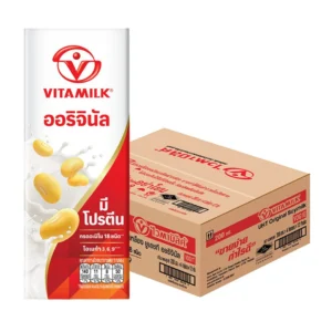ไวตามิ้ลค์ น้ำนมถั่วเหลือง ยูเอชที สูตรออริจินัล 200 มล. x 48